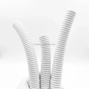 Flexible PVC Corrugated Pipe Plastic Tubes Conduit