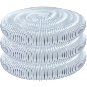 Flexible PVC Duct Hose Ventilation Air Duct Pipe with PVC Coated Steel Wire Industrial Clear PVC Vacuum Hose