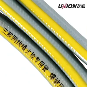 Flexible PVC Flamethrower Hose Oil Proof with High Pressure and Anti Corrosion