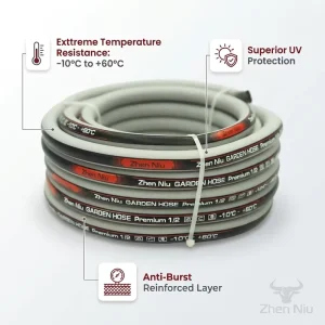 Flexible PVC Garden Hose Pipe for Agricultural Irrigation and Car Wash Durable Plastic Water Tubing