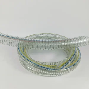 Flexible PVC High Pressure Thunder Hose Clear Spiral Steel Wire Reinforced Food Grade Irrigation Hose Pipe China Suppliers