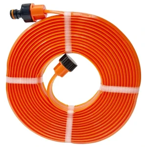 Flexible PVC Irrigation Hose Quick Connect Fittings All Season Outdoor Water Transport Pipe