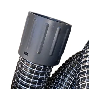 Flexible PVC Suction Pipe Industrial Vacuum Cleaner Hose Polyester Yarn and Steel Wire Reinforcement Tubing