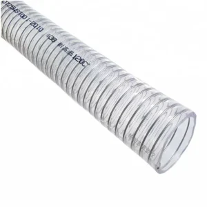 Flexible PVC Thunder Hose Clear PVC Spiral Steel Wire Reinforced Food Grade Hose Pipe China Suppliers