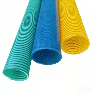 Flexible Plastic Reinforced PVC Helix Water Pump Suction Discharge Hose Corrugated Smooth Wall