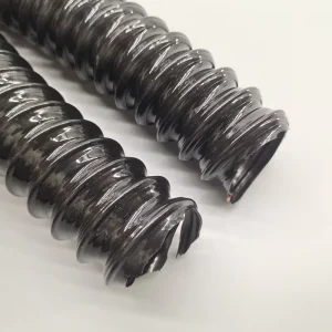 Flexible Polyurethane Steel Wire Duct Pipes Smoothly Air Dust Suction High Pressure Silicone Hose