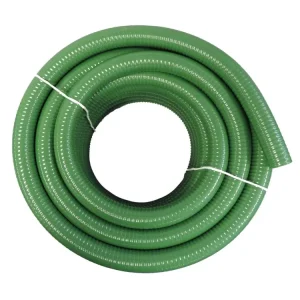 Flexible Spiral Reinforced Corrugated Suction Hose 1/2″-16 Inch 100mm Spiral Clear PVC Suction Hose