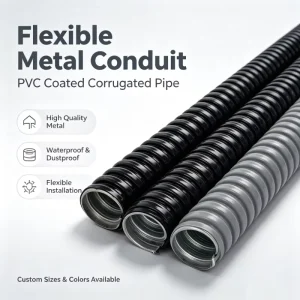 Flexible Steel Conduit Electrical 30mm Flexible Metal Hose PVC Coated Gi Conduit Pipe 20mm