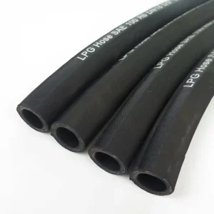 Flexible Synthetic Rubber LPG Gas Hose 3/16″ to 1 1/2″ High Pressure 300psi for Water and Air Applications