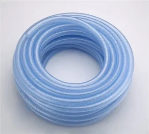 Flexible Transparent PVC Clear Hose Fiber Braided Reinforced High Pressure 100m Irrigation Garden Hose with Moulded Socket