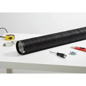 Flexible Ventilation PVC and Aluminum Foil Combined Exhaust Air Duct Hose 100mm
