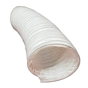 Flexible Vinyl Ducting Hose with Steel Wire Helix PVC Ventilation Door Popular PVC Grey Duct Hose for Russian