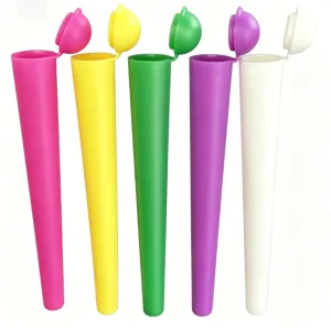 Flip Top pp Tube Plastic 120mm Joints Tubes for Waterproof Airtight and Odor Proof Gaskets 1000pcs case Made in CN