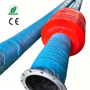 Floating Large Diameter Dredging Rubber Hose Offshore Mud And Sand Suction Flange Hose High Flow Mud Conveying Hose