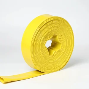 Foldable Soft PVC Lay Flat Hose 2 bar Agriculture Water Hose Yellow Color Canvas Hose Mangueras De Riego Collapsible Hose