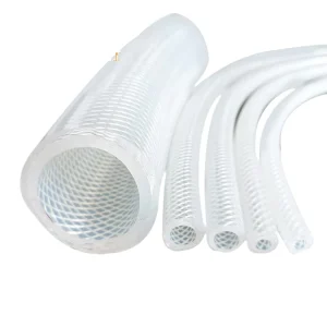 Food Grade Braid Silicone Rubber Air Hose Low Temperature Resistance Reinforced Silicone Tube with Pressure