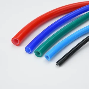 Food Grade Braided Silicone Air Hose High Temperature Resistant for Industrial Medical Applications Reinforced Rubber