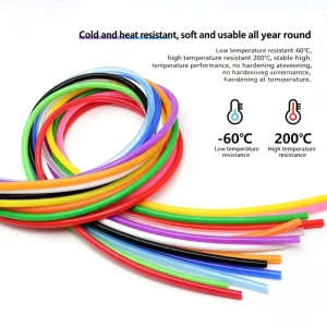 Food Grade Colorful Silicone Hose High Temperature Resistant Aging Resistant Water Dispenser Fish tank Gardening Watering