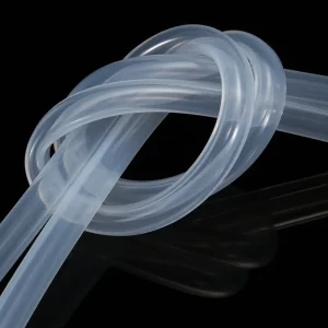 Food Grade Eco friendly Silicone Rubber Tube Water Dispenser Medical Heat Resistant Transparent Thin Wall Flexible Cutting