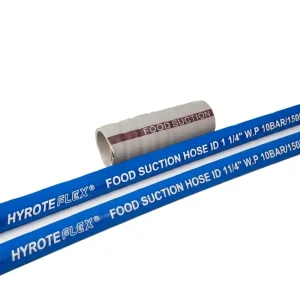 Food Grade Food Suction Discharge Hose Chemical Hose Cutting Moulding Processing 10 Bar EPDM Synthetic Rubber Hose