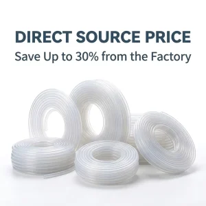 Food Grade Medical Grade Custom Size Aquarium Drinking Water Air Hose Flexible Hose Plastic Pipe Silicone Rubber Tube