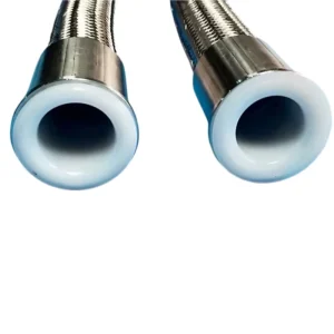 Food Grade PTFE Lined Metal Hose for Food Processing Beverage Industry Easy to Clean