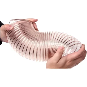 Food Grade PU Polyurethane Duct Hose Flexible Transparent Dust Collection Hose