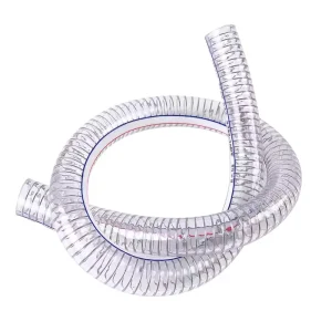 Food Grade PVC Spiral Spring Flexible Suction Water Hose Pipe
