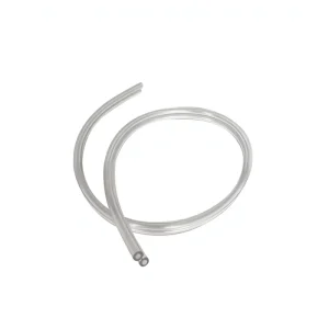 Food Grade PVC Two Color Double Row Transparent Wear Resistant Heat Resistant Odorless Flexible Parallel Soft Hose 6mm Diameter