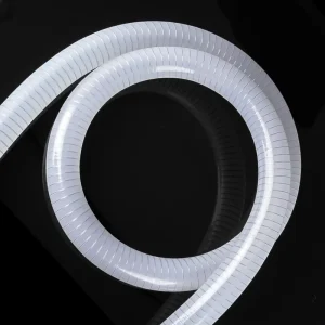 Food Grade SUS Wire Reinforced Silicone Hose LFGB Certified for Vacuum Conveying and Negative Pressure Transfer