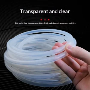 Food Grade Sanitary Silicone Transfer Hose Beverage Pipeline CIP Cleanable Filling Systems Customizable Cutting Length Model