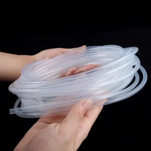 Food Grade Silicone Capillary Tube Clear White 0.5/0.6/1mm Inner Diameter For Laboratory Medical Use