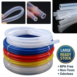 Food Grade Silicone Rubber Tube Tubing Pipe Hose High Temperature Heat Resistant 6*8mm