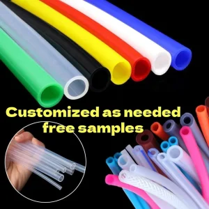 Food Grade Silicone Straw Tubing Bulk Custom ID OD Flexible Beverage Hose for Brewing Dispensers