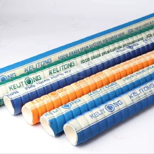 Food Grade Solvent Resistance Acid Chemical UHMWPE Hose Flexible Pharmaceutical Chemical Suction and Delivery Rubber Hose
