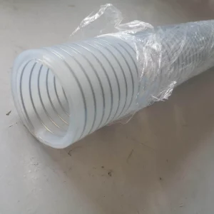 Food Grade Transparent Steel Wire Silicone Hose Dairy Beverage Platinum Cured Hose Thickened