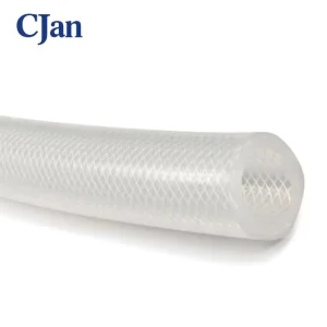 Food Grade Tube Polyester Fiber Braided Reinforced Silicone Hose Braided Flexible Hose Medical Grade Silicone Tubing