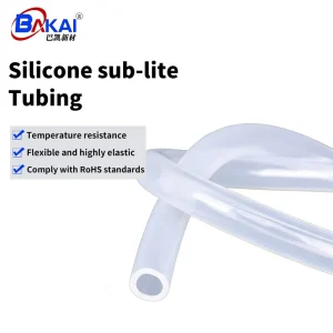 Food Medical Grade Transparent Silicone Rubber Hose High Temp Resistant Flexible Clear Silicone Tubing for Water Liquid Transfer