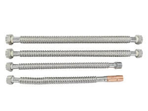 Food grade 304/316L Stainless Steel Corrugated Flexible Metal Hose with 5 year Warranty Custom Connectors Made for Your Needs