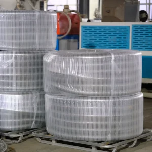 Food grade Durable Square Transparent Flexible Hydraulic Vacuum Duct Suction Water PVC Steel Wire Spiral Reinforced Hose