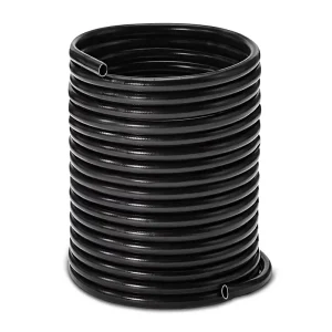 For Basics Durable Garden Hose PVC 15.0 m 1.3 cm Inner Diameter Black