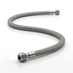 Forged SS316 Stainless Steel Smooth Surface Braided Hose Low Pressure Infinite Wave Corrugated Pipe DN8mm