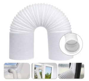 Free Spare Parts High Quality Materials 130mm 150mm Caliber Commercial Air Conditioner PE White Duct Hose