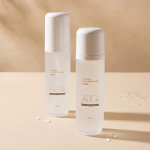 Frosted Empty Cosmetic Plastic Bottles & Tubes with Press Pump for Lotion Face Cream Facial Cleanser Customizable Capacity Color