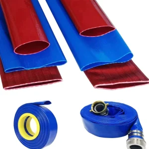 GAOJU PVC TPU Lay Flat Hose 4Bar 3 Inches Heavy Duty Agricultural Use Customizable Length Model GJ 1
