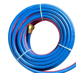 GB T 2550 Twin Welding Flexible Rubber NBR EPDM Hose for Oxygen and Acetylene Delivery Custom Cutting Service Available