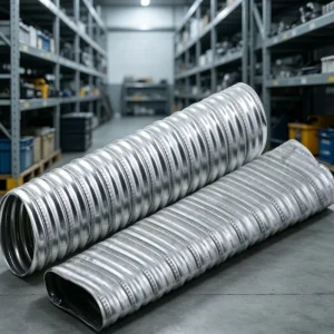 Galvanized Bright Corrugated Duct Plastic Tubes M6 Spiral Anchors for Concrete Effective Vents and Drainage Systems