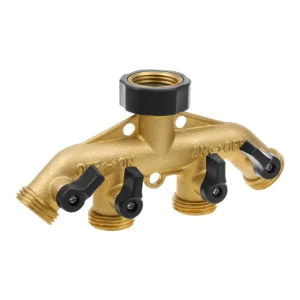 Garden 4 Way Tap Tube Hose Pipe Connector Splitter for Garden
