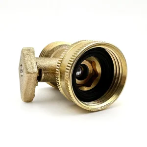 Garden Brass Ball Valve Nipple Connector Hose Faucet Adapter for Irrigation Outdoor Use