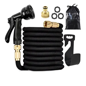 Garden High Pressure Telescopic Hose with TPE and ABS Plastic for Car Wash and Flower Watering